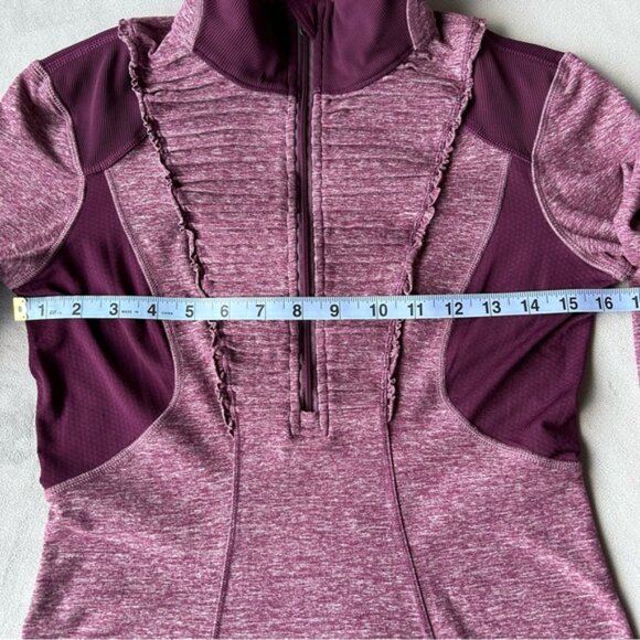 Lululemon ~ Run Your Heart Out Pullover ~ Heathered Plum ~ Womens Size 6 - Picture 11 of 16